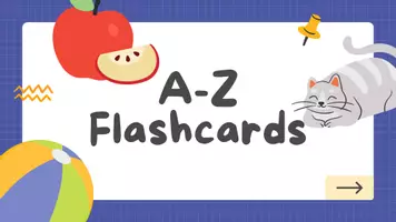 anteprima - Flashcard - A-Z ALPHABET FLASHCARDS - Pagina di copertina