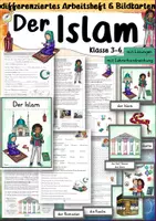 Vorschau - Unterrichtsreihen - Arbeitsheft Der Islam 3. 4. 5. 6. Klasse Unterrichtseinheit Weltreligionen Ethik Religion Sachunterricht Freiarbeitsmaterial - Deckblatt