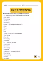 Vorschau - Arbeitsblätter - Past Continuous/ Past Progressive Worksheet - Seite 1