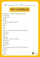 Vorschau - Arbeitsblätter - Past Continuous/ Past Progressive Worksheet - Seite 2