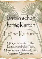 Vorschau - Arbeitsblätter - Frühe Kulturen Aufgabenkarten zur Differenzierung - Deckblatt