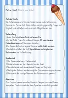 Vorschau - Arbeitsblätter - "What's your order?" Partnerspiel zum Thema ice cream - Seite 1