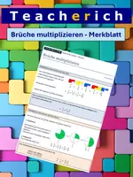 Vorschau - Merkblätter - Brüche multiplizieren - Merkblatt - Deckblatt