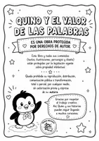 Vista previa - Manualidades / Dibujos para colorear - Libro colorear - Quino y el valor de las palabras - página 3