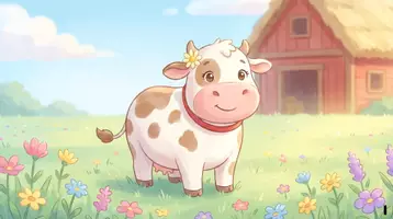 Aperçu - Préparation de séance / Séance complète - Kamishibai – La vache Marguerite donne son lait | Ferme & animaux - Page 1