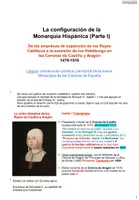 Vista previa - Presentaciones - La Configuración de la Monarquía_Parte I - Portada