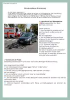 Vorschau - Arbeitsblätter - Unfallbericht schreiben mit Interviews – 5 kreative Schreibanlässe für den Deutschunterricht - Seite 1
