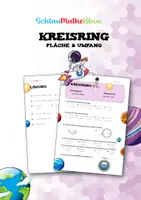 Vorschau - Arbeitsblätter - Der Kreisring - Übungsblatt mit Lösungen - Deckblatt
