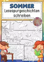 Vorschau - Arbeitsblätter - Wir schreiben eine eigene Lesespurgeschichte: Im Sommer - Deckblatt