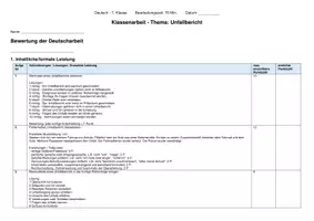 Vorschau - Klassenarbeiten - Klassenarbeit Deutsch – Unfallbericht - Seite 3