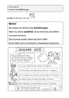 Vorschau - Stundenentwürfe - Komma bei Aufzählungen. Mini Lerntheke - Seite 3