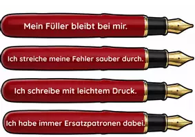 Vorschau - Poster - Unsere Füllerregeln Aushang fürs Klassenzimmer - Seite 1