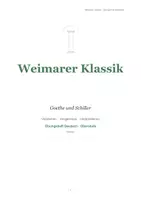 Vorschau - Stundenentwürfe - Arbeitsheft Weimarer Klassik: Goethe, Schiller & Epochenmerkmale - Deutsch (Oberstufe) - Seite 1