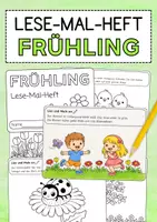 Vorschau - Arbeitsblätter - Frühling Lese-Mal-Heft | Klasse 1-2 (DaF/DaZ/Deutsch) - Deckblatt