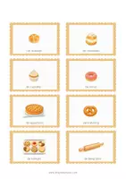 Voorbeeld - Woordkaarten - Thema De Bakker - Pagina 2