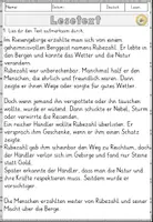 Vorschau - Arbeitsblätter - Sagen - Die Sage vom Rübezahl, Lesen und verstehen Grundschule Klasse 4/6 - Arbeitsblätter - Seite 2