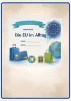 Vorschau - Arbeitsblätter - EU im Alltag - in einfacher Sprache - Seite 1