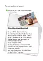 Vorschau - Arbeitsblätter - Tierbeschreibung verbessern und üben- Arbeitsblatt + interaktives pdf - Vermisstenanzeige - Seite 3