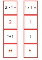 Vorschau - Spiele - Legematerial Einmaleins / Malreihe 1 / Montessori Perlen - Seite 2