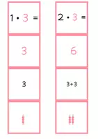 Vorschau - Spiele - Legematerial Einmaleins / Malreihe 3 / Montessori Perlen - Seite 2