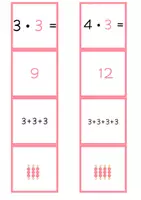 Vorschau - Spiele - Legematerial Einmaleins / Malreihe 3 / Montessori Perlen - Seite 3