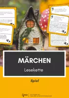 Vorschau - Spiele - Märchen: interktive Lesekette für deinen Deutschunterricht - Deckblatt