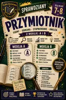 zapowiedź - SPRAWDZIAN - przymiotnik - kl. 7-8 - obwoluta