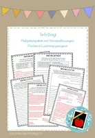 Vorschau - Arbeitsblätter - Writing Aufgabenpaket mit Lösungen - Deckblatt