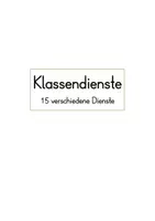 Vorschau - Präsentationen/Tafelbilder - Klassenraumorganisation Stundenübersicht Klassendienste - Seite 2