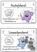 Vorschau - Präsentationen/Tafelbilder - Klassenraumorganisation Stundenübersicht Klassendienste - Seite 3