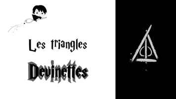 Aperçu - Présentation / Support pour le tableau - Les triangles - Devinettes - Page de couverture
