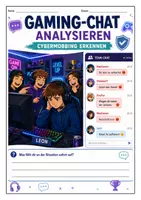 Vorschau - Arbeitsblätter - Freebie Cybermobbing Klasse 5–8 - Seite 1