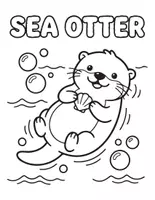 Aperçu - Jeux - Ocean animals coloring pages - Page de couverture