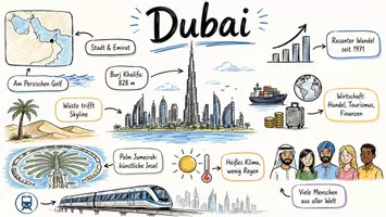 Vorschau - Arbeitsblätter - Lernposter + Arbeitsblätter zum Thema "Dubai" + Lösung & MP3 + Mindmap + Infografik - Seite 2