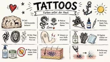 Vorschau - Arbeitsblätter - Lernposter + Arbeitsblätter zum Thema "Tattoo" + Lösung & MP3 + Mindmap + Infografik - Seite 2