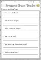 Vorschau - Arbeitsblätter - Ballade: Der Sänger — Johann Wolfgang von Goethe, Klasse 4-6 | Lesen & Verstehen | Grundschule | Arbeitsblätter - Seite 3