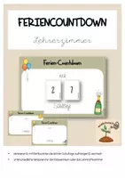 Vorschau - Poster - Ferien-Countdown - Deckblatt