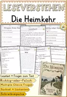 Vorschau - Arbeitsblätter - PAKET : Balladen – Liebe & Sehnsucht Leseverständnis (Klasse 4–6) mit Arbeitsblättern - Seite 1