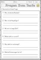 Vorschau - Arbeitsblätter - Ballade: Die Heimkehr — Heinrich Heine, Leseverständnis Sachtexte (Klasse 4–6) mit Arbeitsblättern - Seite 3