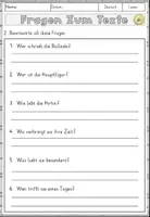 Vorschau - Arbeitsblätter - Ballade:Die Hirtin — Johann Wolfgang von Goethe, Leseverständnis für Klasse 4 & 6 Arbeitsblätter mit Lesetext, Fragen - Seite 3