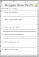 Vorschau - Arbeitsblätter - Ballade: Die Verzweiflung — Friedrich Schiller, Leseverständnis Sachtexte (Klasse 4–6) mit Arbeitsblättern - Seite 3