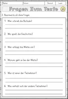 Vorschau - Arbeitsblätter - Ballade: Die Wette — Friedrich Schiller, Leseverständnis für Klasse 4 & 6 Arbeitsblätter mit Lesetext, Fragen - Seite 3