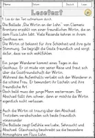 Vorschau - Arbeitsblätter - Materialpaket : Balladen – Helden vergangener Tage Textverständnis - Arbeitsblätter - Seite 3