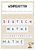 Vorschau - Poster - Wimpelketten - Deckblatt