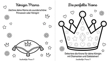 Aperçu - Feuilles d'exercices - Muttertag Spaßheft für Kinder 17Seiten voller Spiele Rätsel - Page 2
