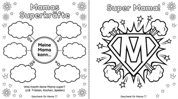 Aperçu - Feuilles d'exercices - Muttertag Spaßheft für Kinder 17Seiten voller Spiele Rätsel - Page 3