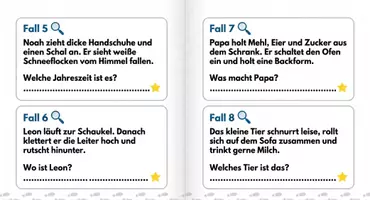 Aperçu - Apprentissages en autonomie - Die kleinen Detektive – 44 Lese- & Logikrätsel für Kinder - Page 2