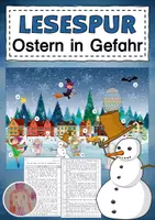 Vorschau - Arbeitsblätter - Lesespurgeschichte Ostern - Deckblatt