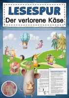 Vorschau - Arbeitsblätter - Lesespurgeschichte Tiere - Deckblatt