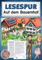 Vorschau - Arbeitsblätter - Lesespurgeschichte Bauernhof - Deckblatt